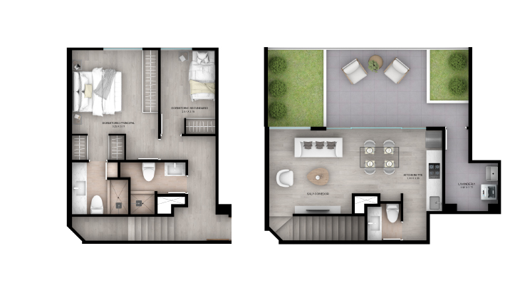 Plano TIPO - 14 — Affinity, 99.55 m²
